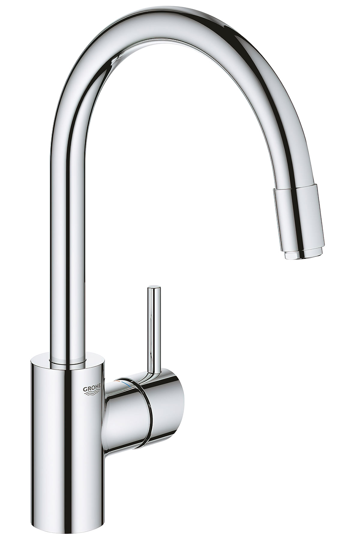 Grohe Concetto 32663 003 Смеситель кухонный высокий с выдвижным изливом