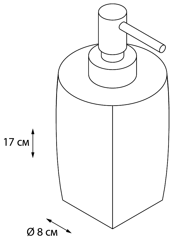Fixsen Balk FX-270-1 Диспенсер для жидкого мыла настольный
