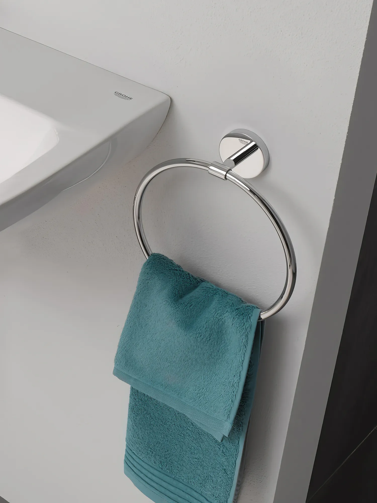 Grohe BauCosmopolitan 40460 001 Полотенцедержатель-кольцо
