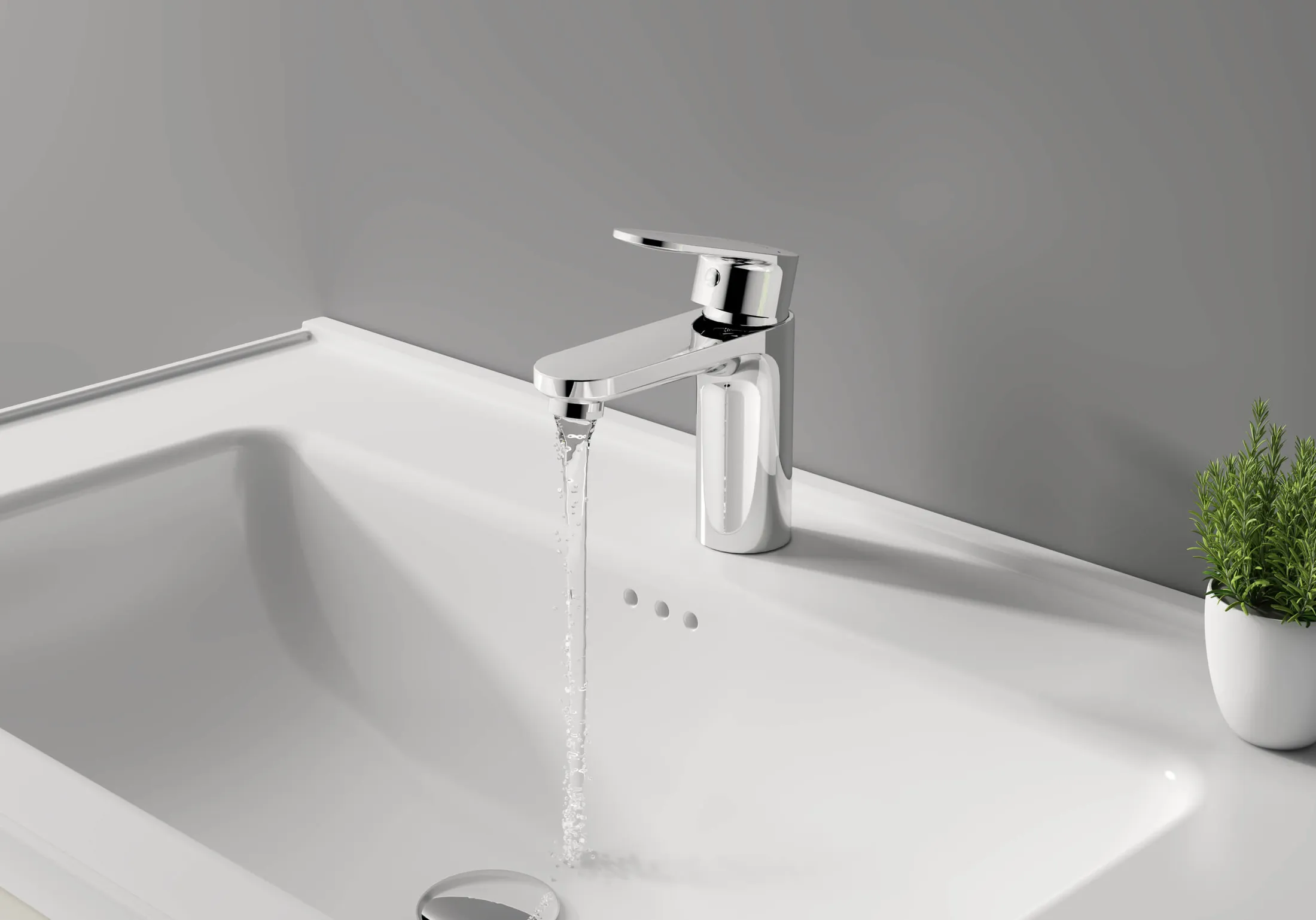 Aquatek Ника AQ1810CR Смеситель для раковины (хром)