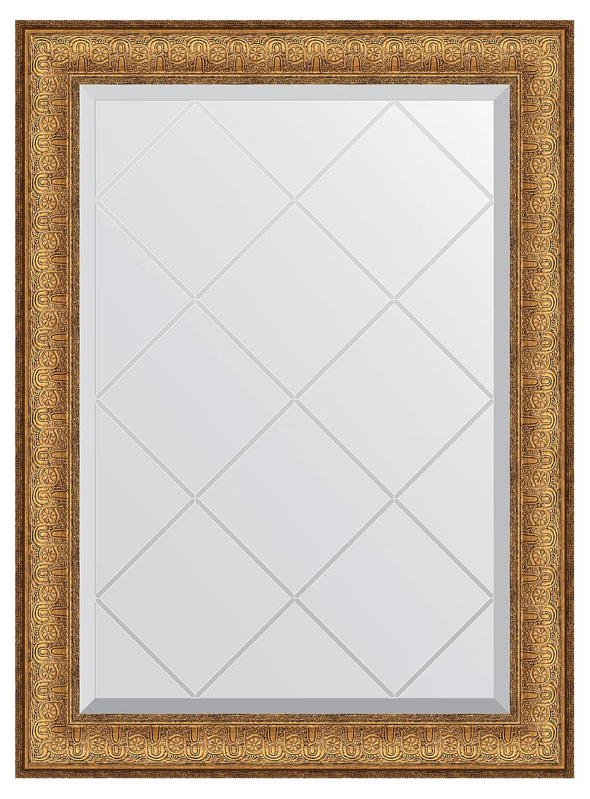 Evoform Exclusive-G BY4094 Зеркало с гравировкой в багетной раме 64x86