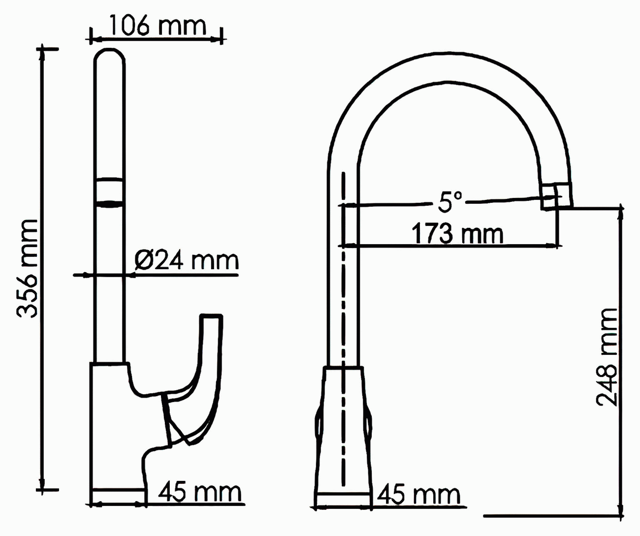 WasserKraft Sauer 7107 Смеситель для кухни (золото)