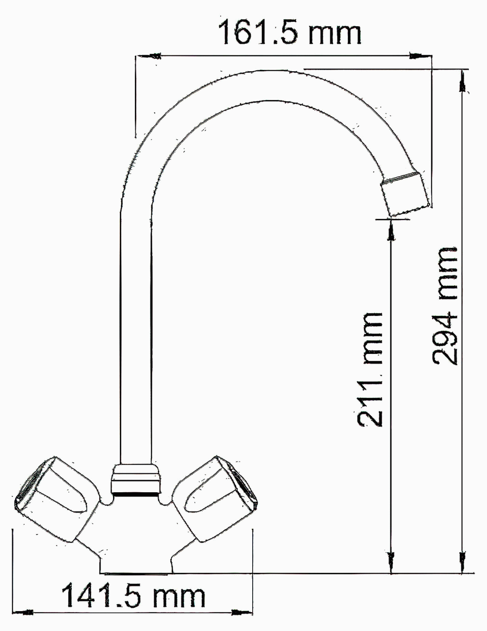 WasserKraft Amper 2907 Смеситель для кухни