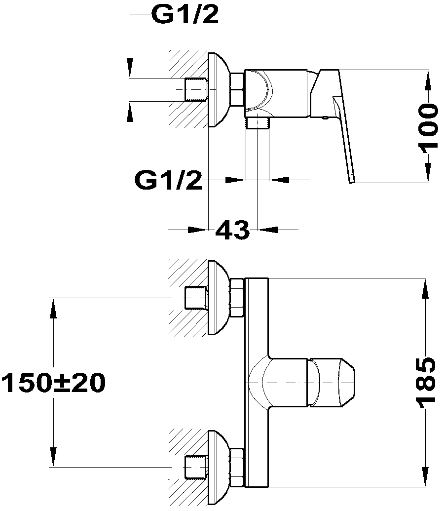 Mofem Zenit 153-1951-00 Смеситель душевой