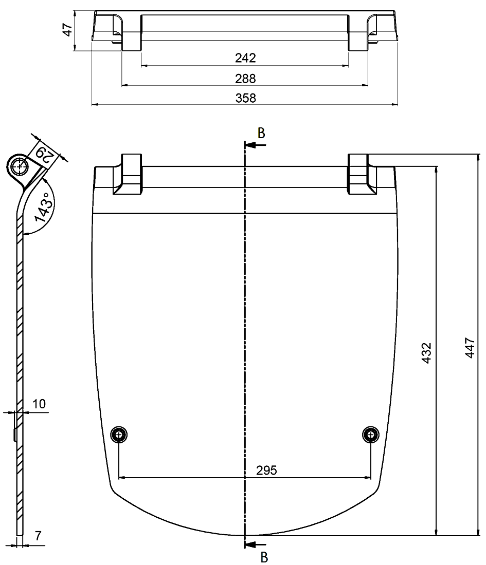 Cersanit Carina DS-CARINA-S-DL Сиденье с крышкой для унитаза Slim SoftClose