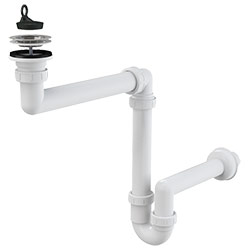 Сифон для стиральной машины Alcaplast APS3P с вентиляционным клапаном