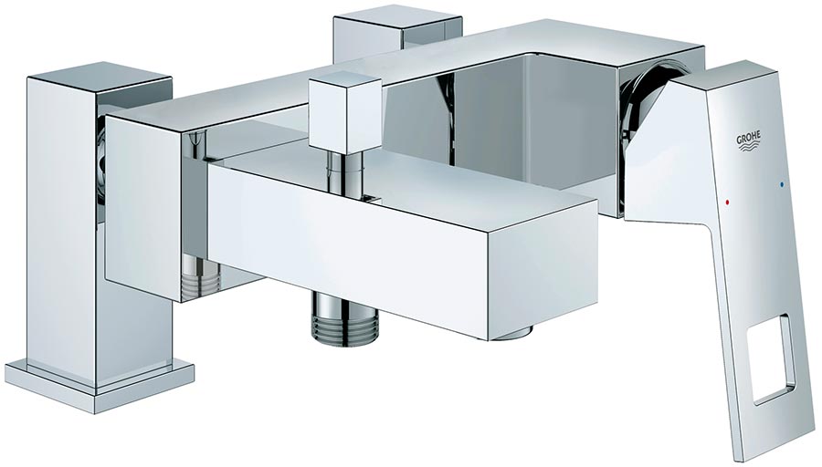 Grohe Eurocube 23143 000 Смеситель для ванны (монтаж на бортик ванны на 2 отверстия)