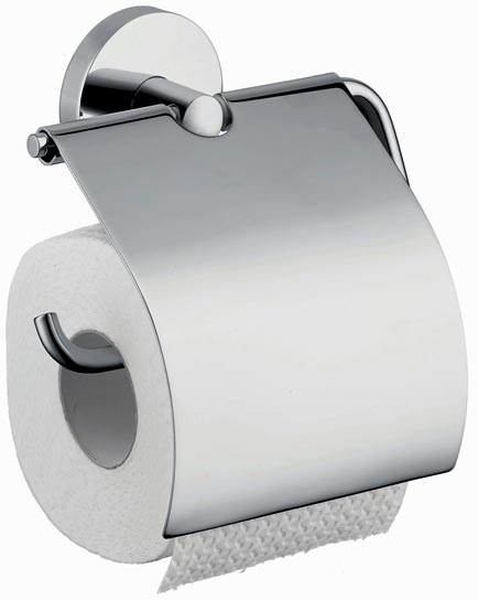Hansgrohe Logis 40523 000  Держатель туалетной бумаги с крышкой