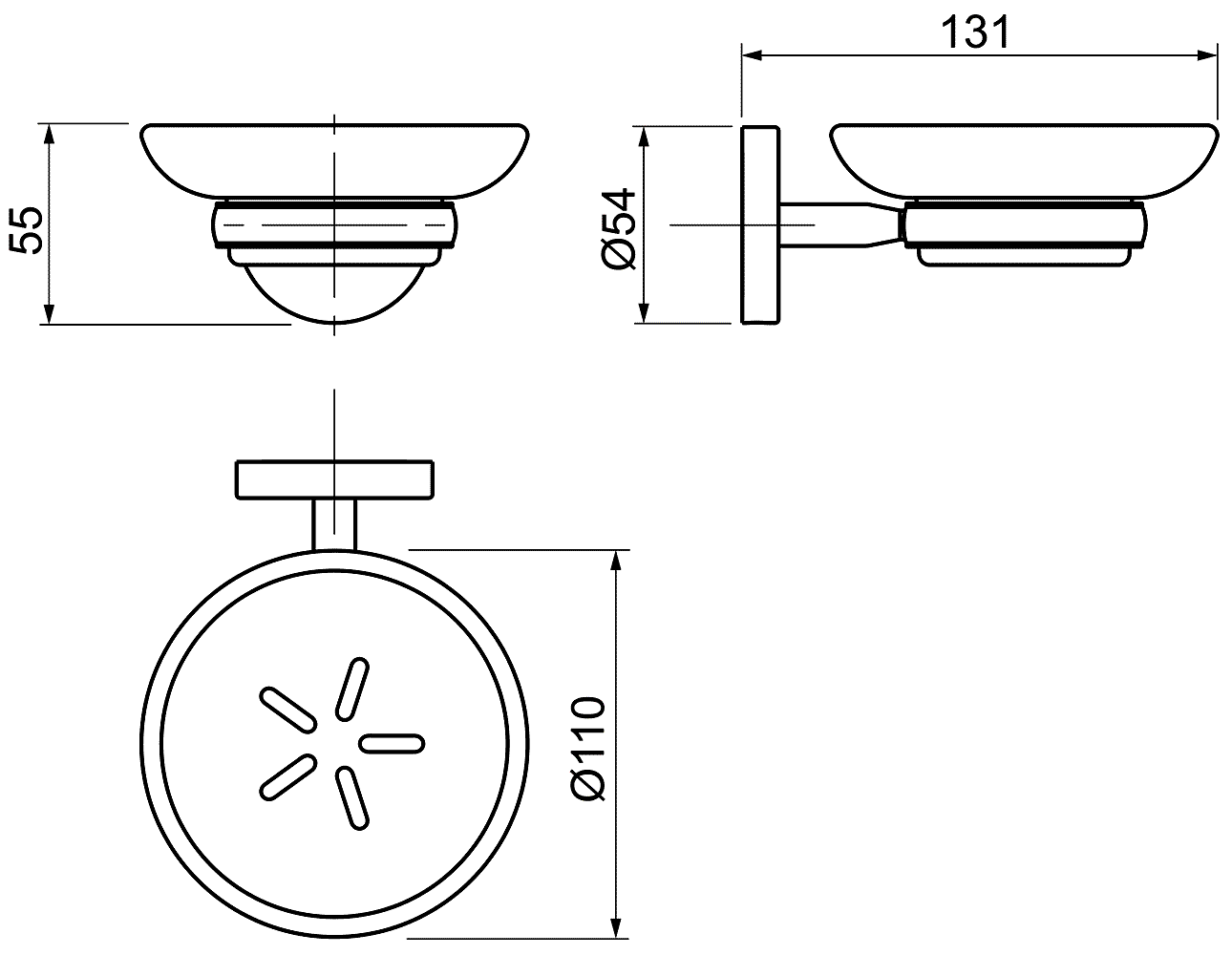 Grohe BauCosmopolitan 40368/40585 Настенная мыльница