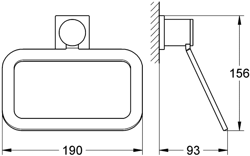 Grohe Allure 40339 000 Полотенцедержатель-кольцо