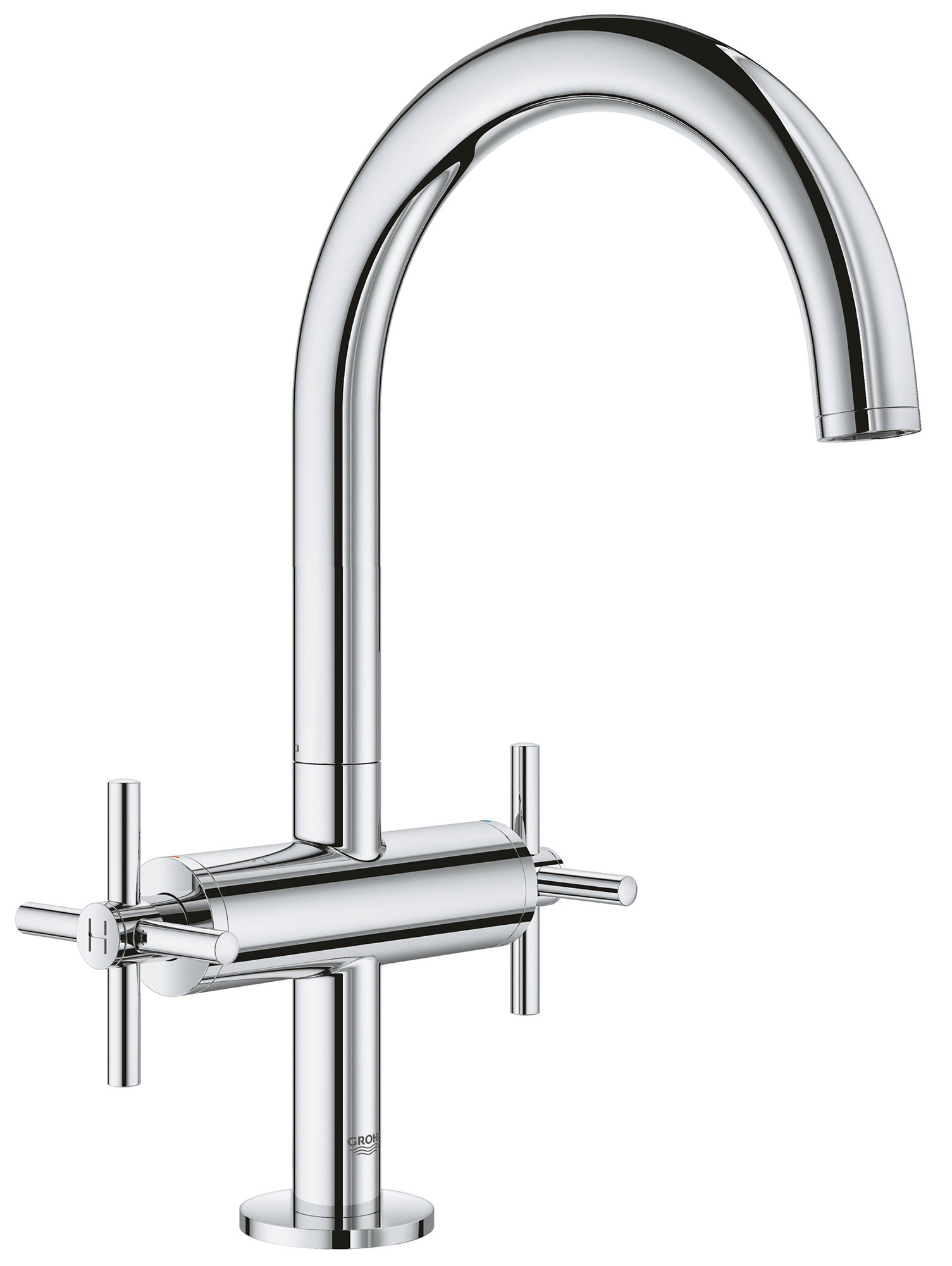 Grohe Atrio 21019 003 Смеситель для раковины высокий с донным клапаном