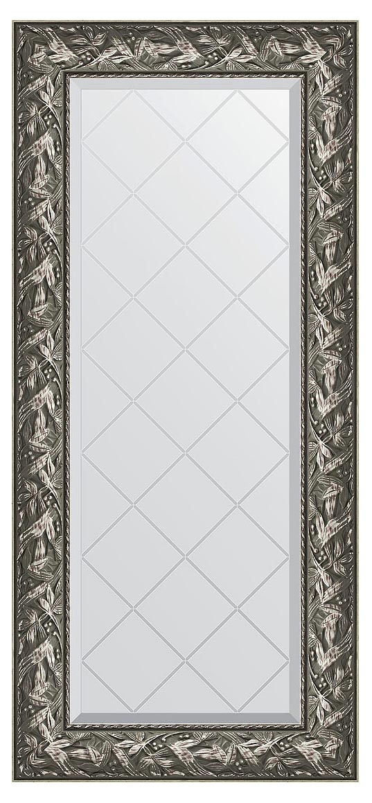 Evoform Exclusive-G BY4071 Зеркало с гравировкой в багетной раме 59x128