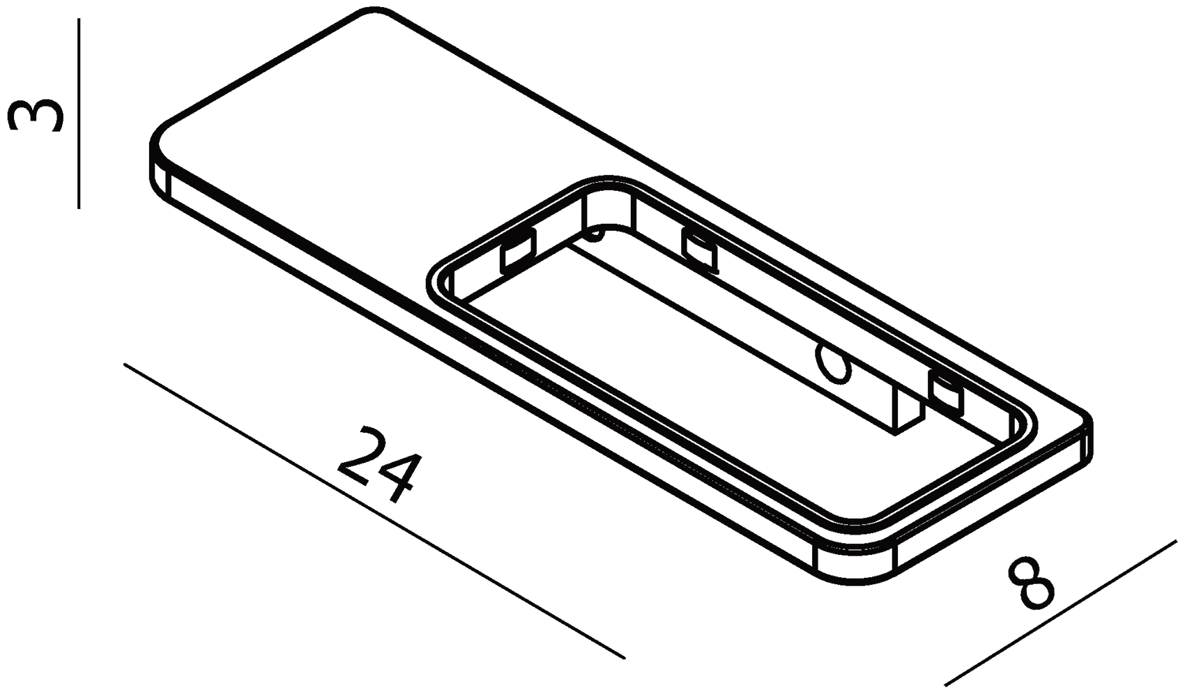 Langberger Melvin 32015B-01-00 Настенный держатель аксессуаров