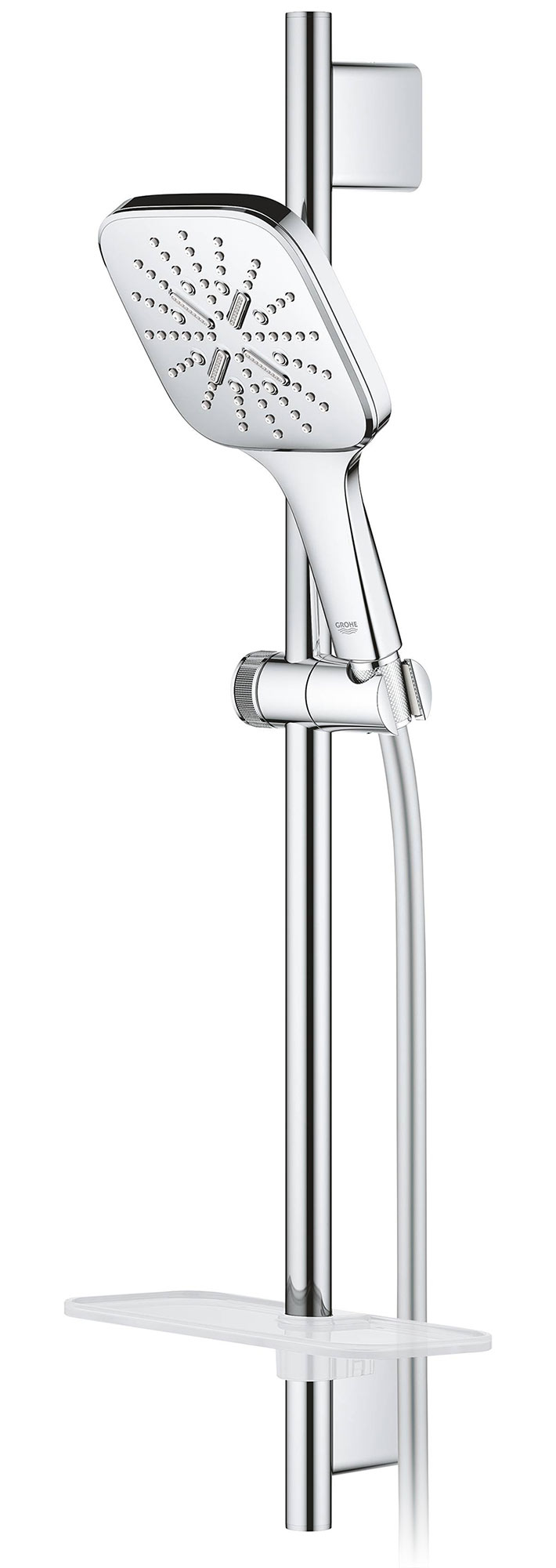 Grohe Rainshower SmartActive 130 Cube 26584 000 Душевой гарнитур 3 режима 600 мм