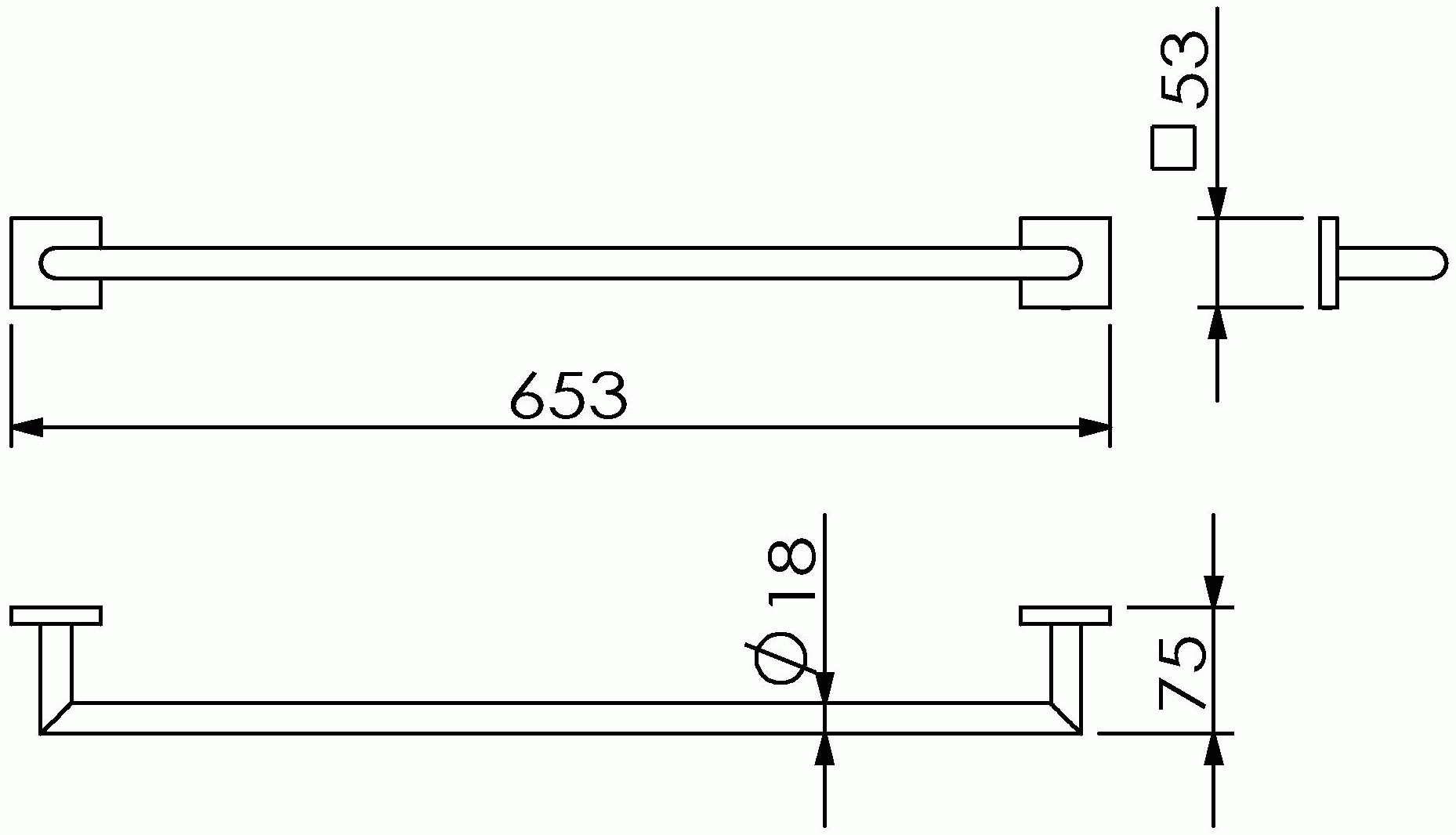 Langberger Ledro 11801A Полотенцедержатель 65 см