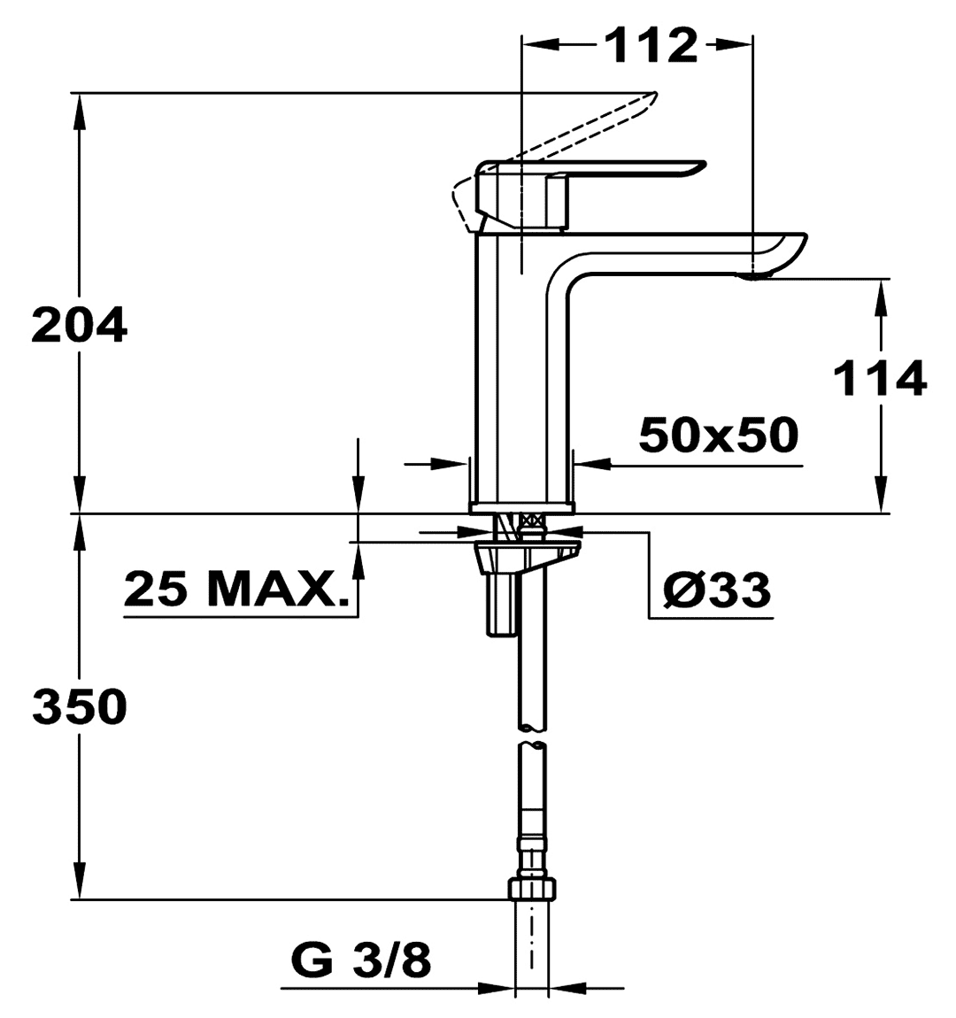 Teka Formentera 62.346.12.0BC Смеситель для раковины (белый)