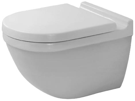 Duravit Starck 3 222509/006389  Унитаз подвесной с сидением SoftClose (скрытые крепления)