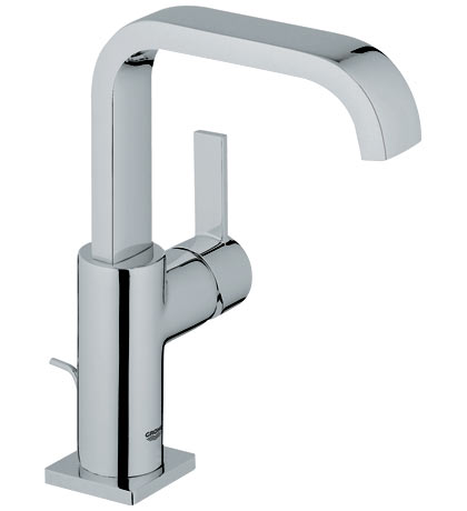 Grohe Allure 32146 000  Смеситель для раковины с донным клапаном (U-излив)