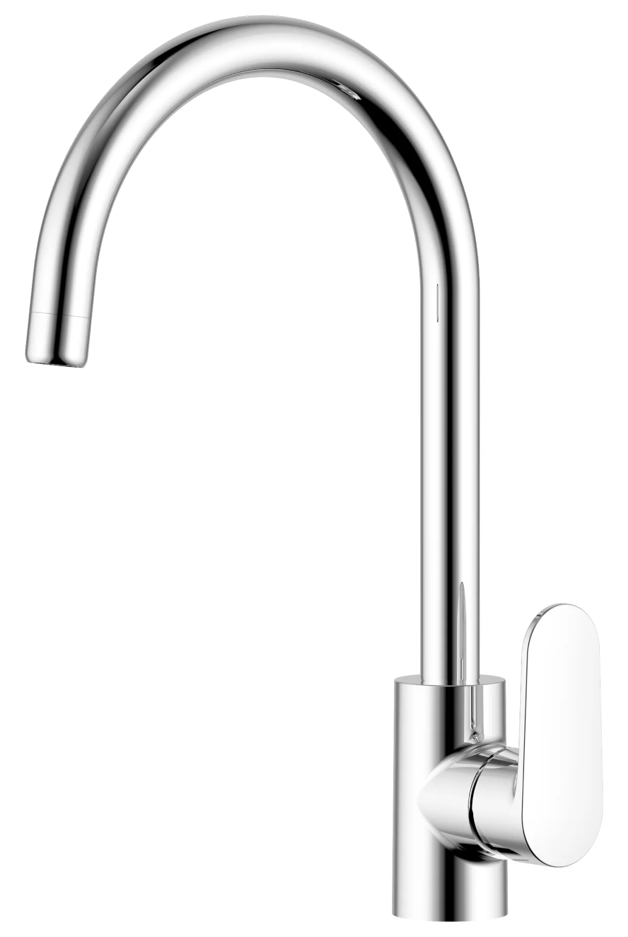 Aquatek Ника AQ1882CR Смеситель для кухни высокий (хром)