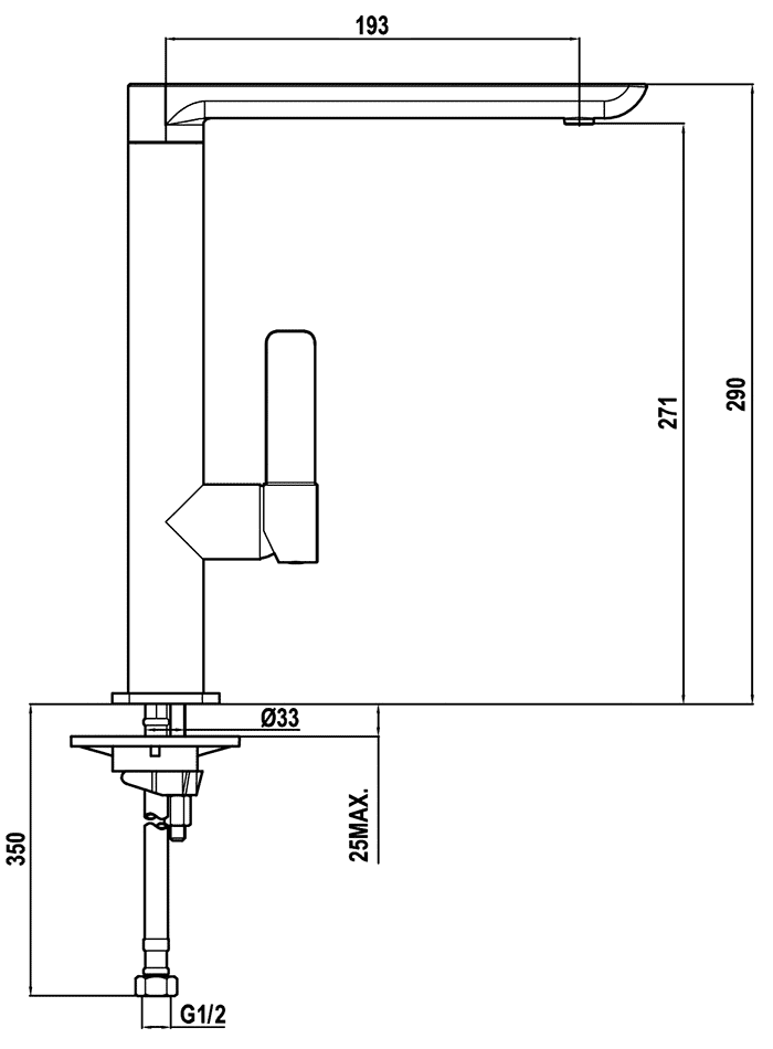 Teka Formentera 62.915.02.0NC Смеситель кухонный (чёрный)