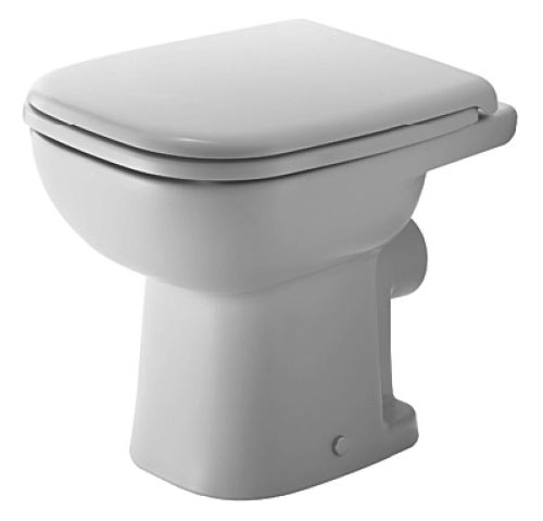 Duravit D-CODE 210809/006739  Унитаз напольный без бачка с сидением и крышкой SoftClose