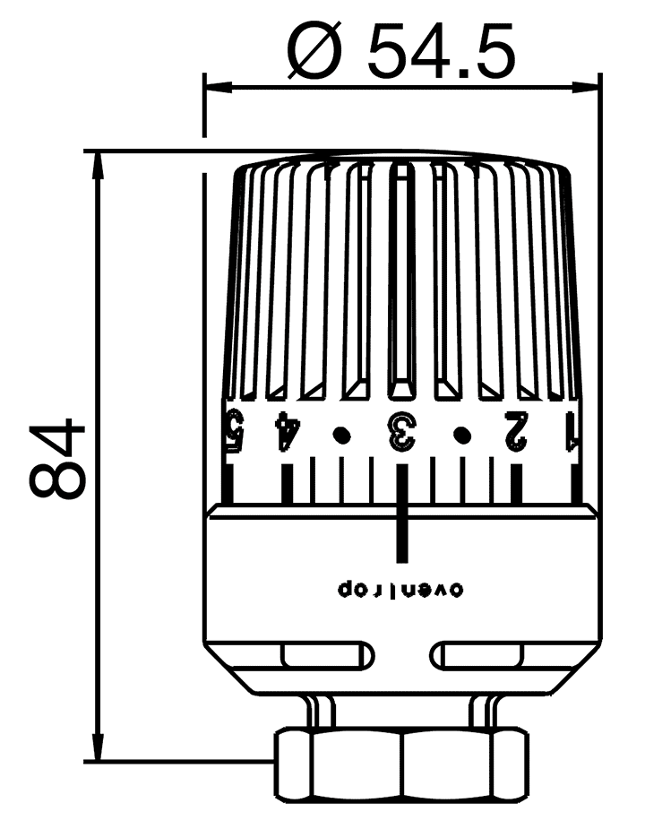 Oventrop Uni LH 1011469  Термостат M30x1.5