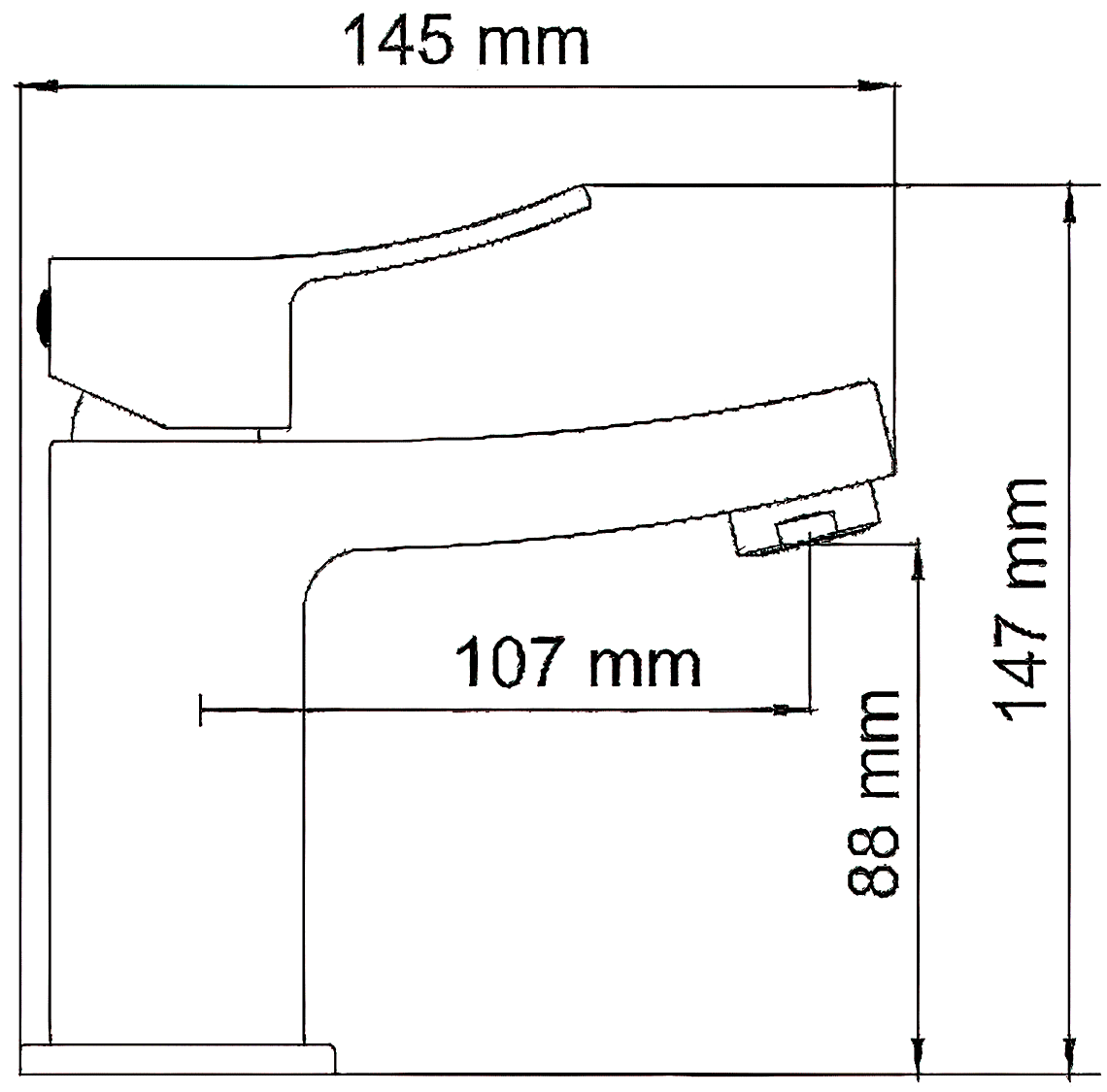 WasserKraft Aller 1064 Смеситель для раковины