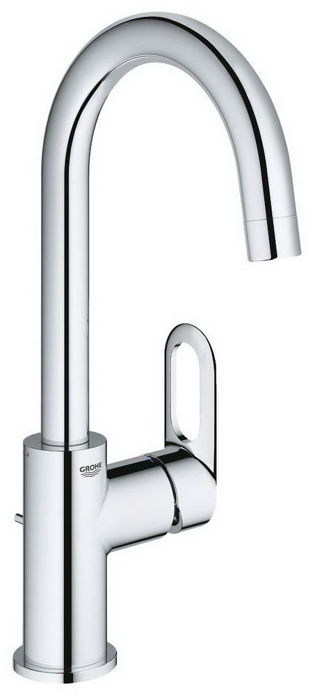 Grohe BauLoop 23763 000 Смеситель для раковины высокий с донным клапаном