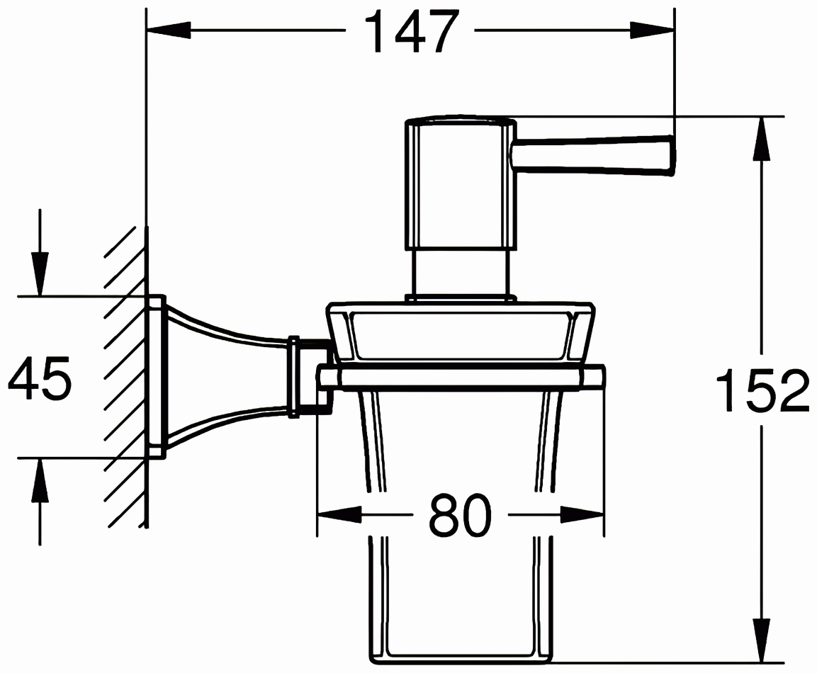 Grohe Grandera 40627 000 Диспенсер для жидкого мыла