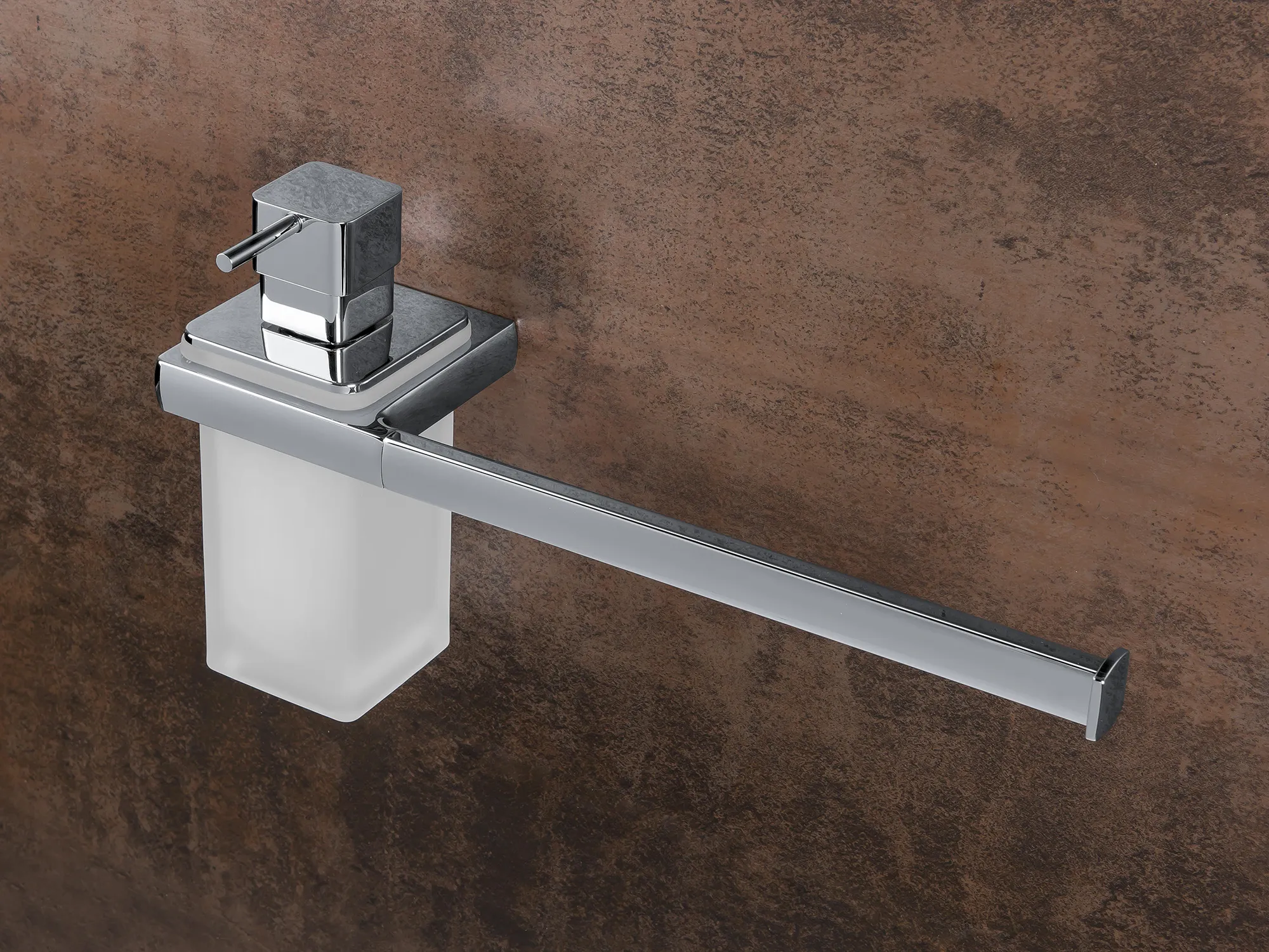 Colombo lulu B6274 Полотенцедержатель 32 см с диспенсером (хром)