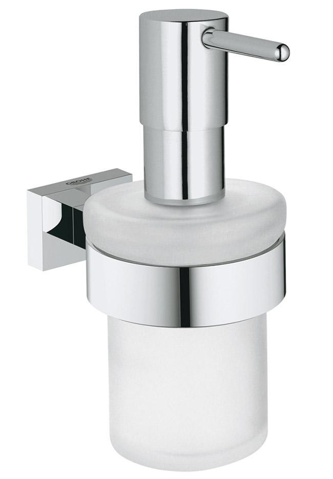 Grohe Essentials Cube 40756 001 Диспенсер для жидкого мыла с держателем