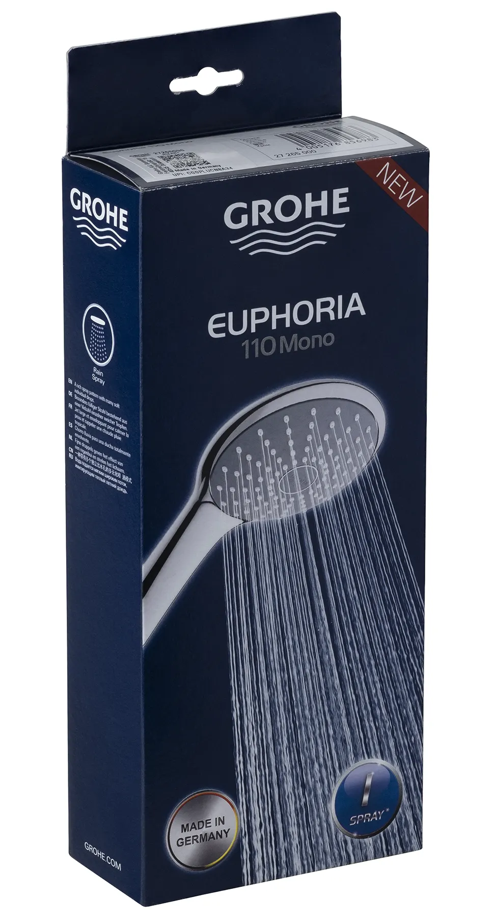 Grohe Euphoria 27265 000 Mono Ручной душ 1 режим