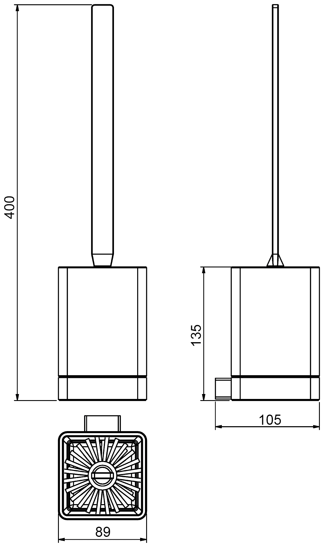 Langberger 37525A Ёршик настенный