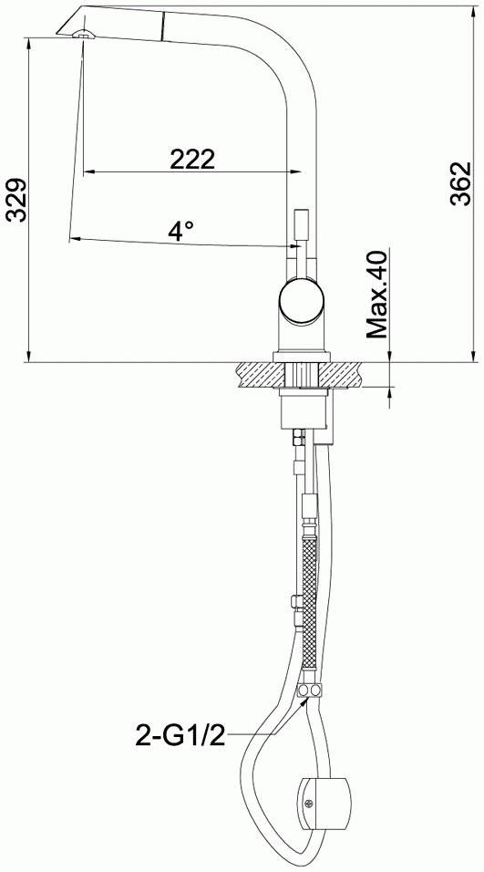 Lemark Expert LM5075S Смеситель для кухни