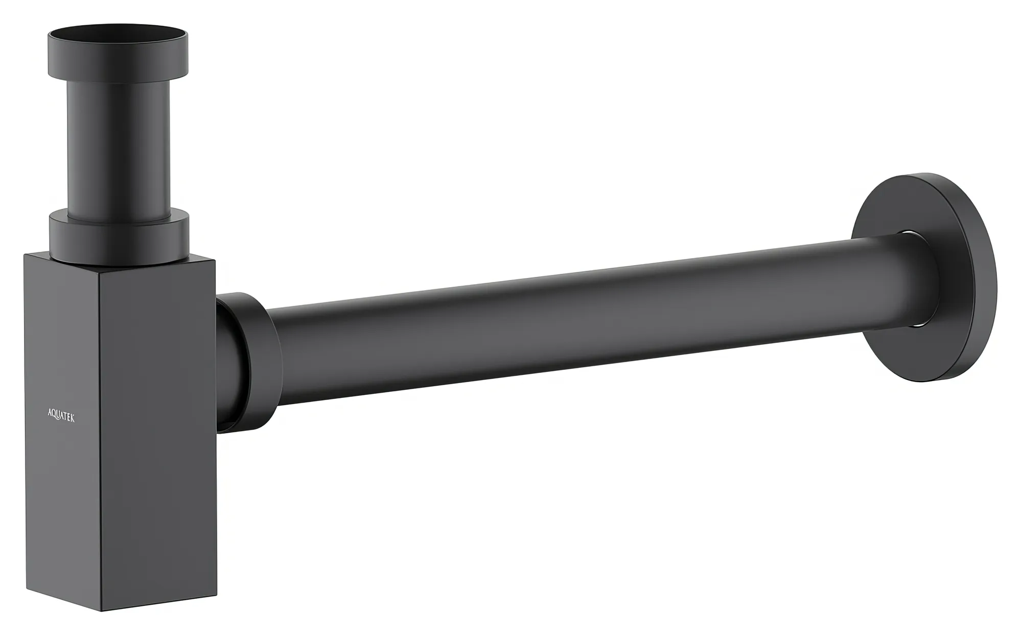 Aquatek AQ6013MB Сифон для раковины 1-1/4" (чёрный)