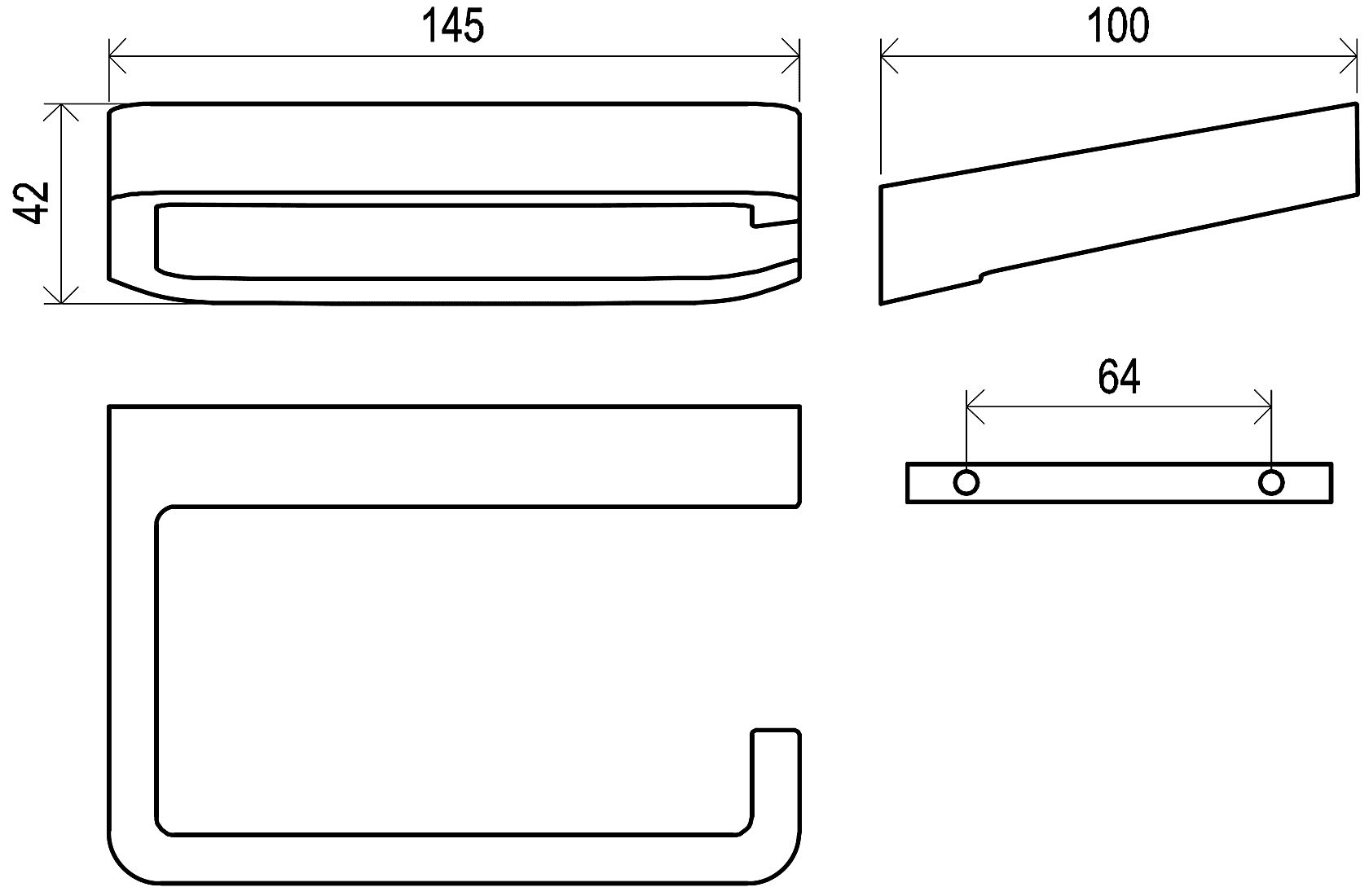 Ravak 10° X07P329 Держатель туалетной бумаги (хром)