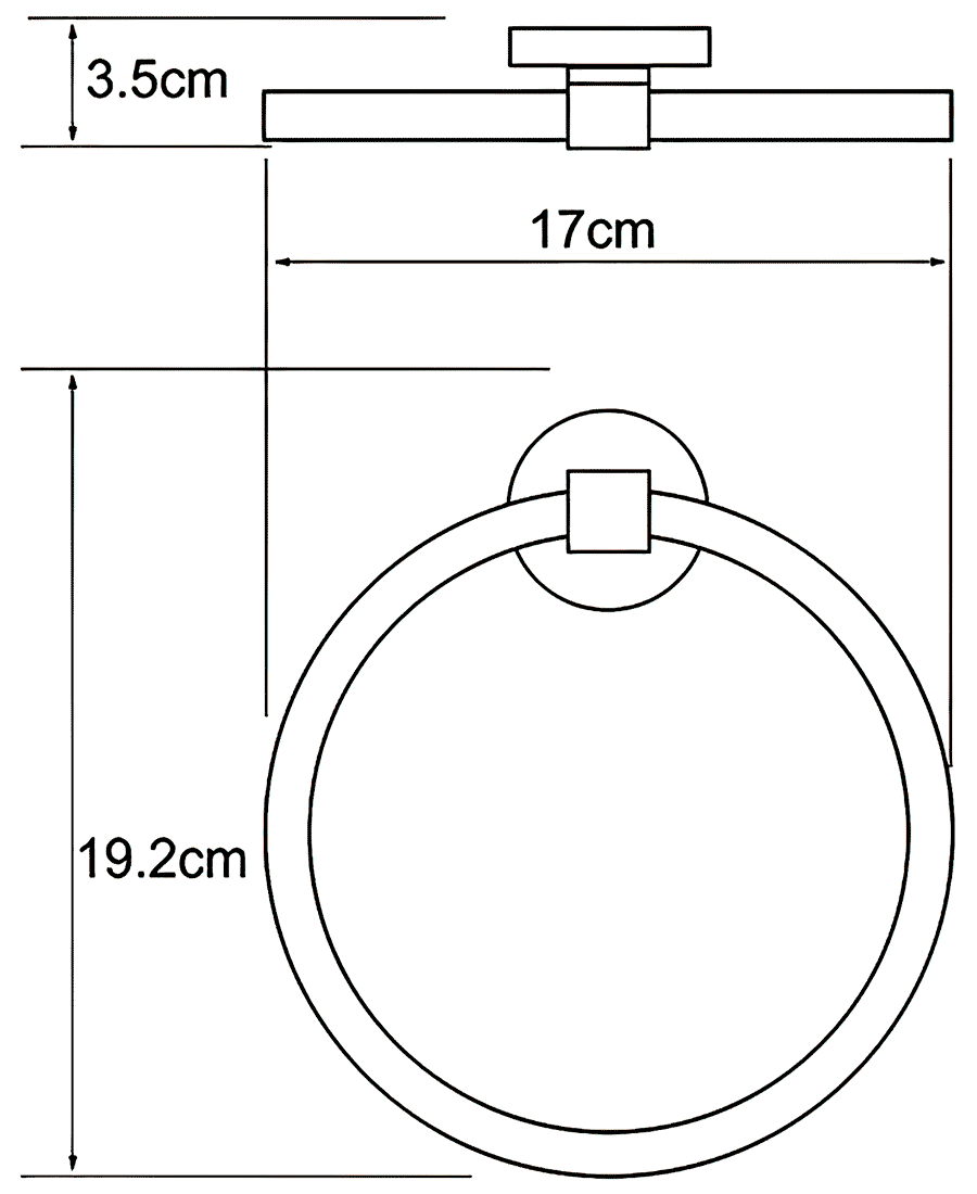 WasserKraft Rhein K-6260 Полотенцедержатель-кольцо