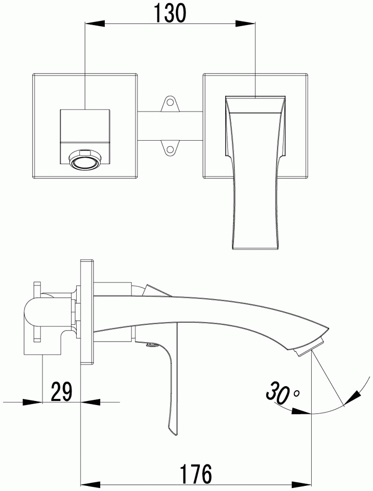 Lemark Unit LM4526C Смеситель для раковины