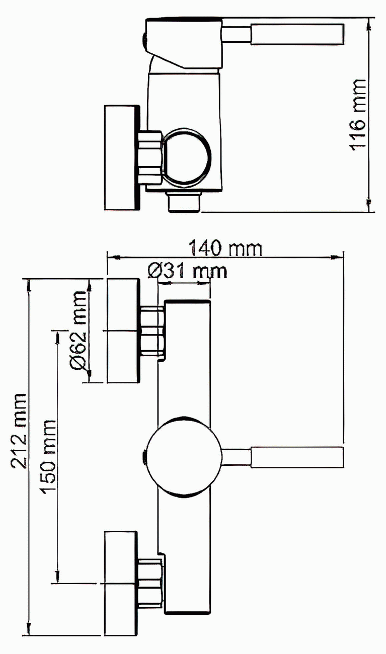 WasserKraft Main 4102 Смеситель для душа