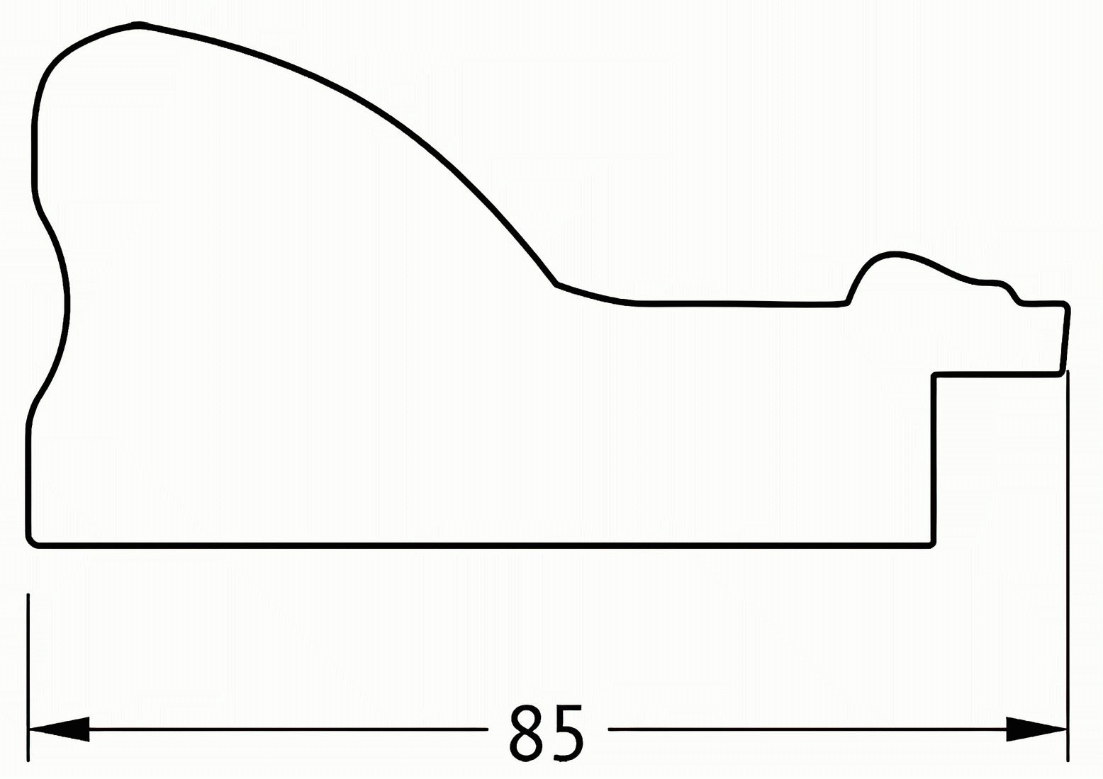 Evoform Exclusive-G BY4056 Зеркало с гравировкой в багетной раме 55x125