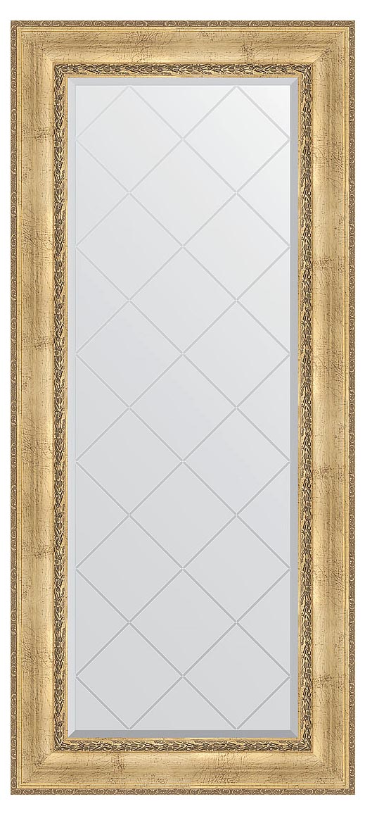 Evoform Exclusive-G BY4170 Зеркало с гравировкой в багетной раме 72x162
