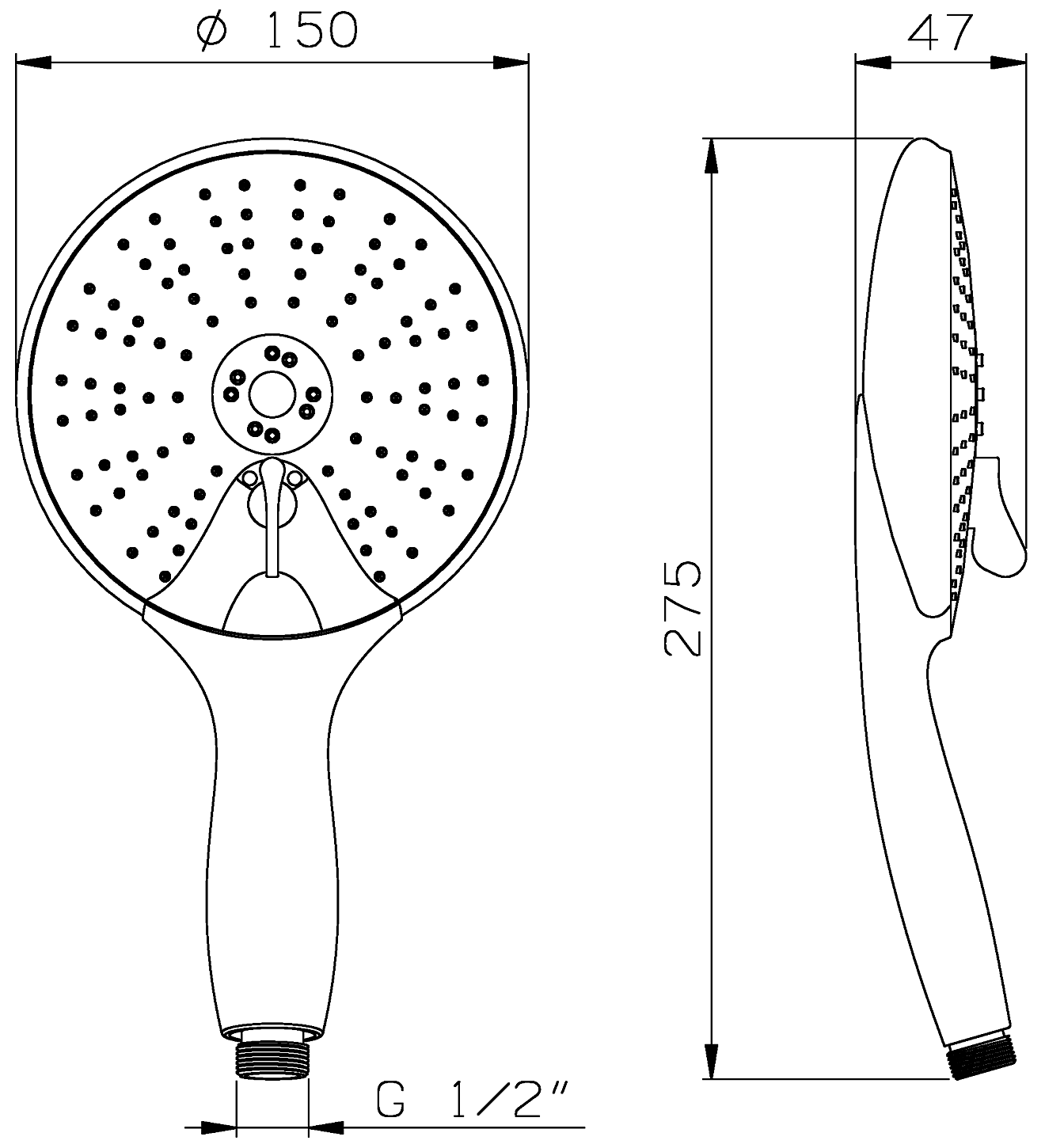 I.S.A. Marta 10700 Ручной душ (3 режима)