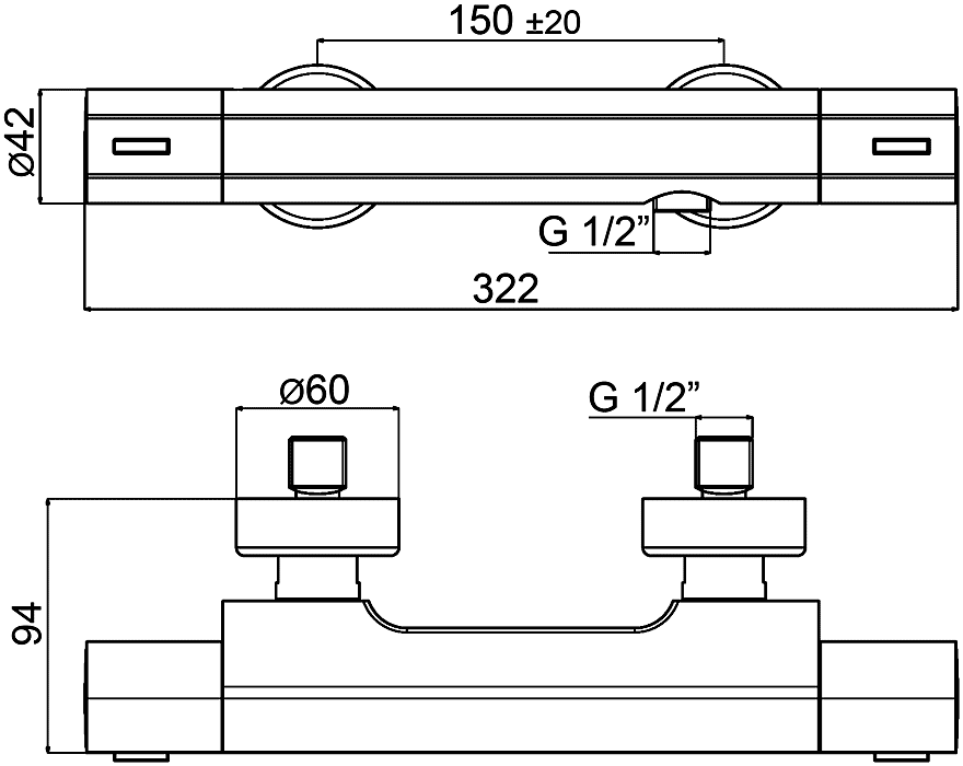 Teka Vita 58.231.02.00 Термосмеситель душевой