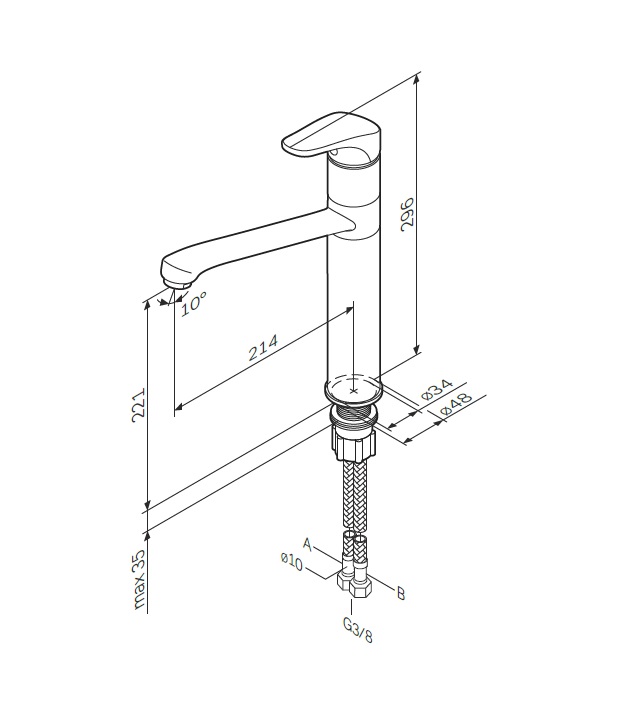 AM·PM Joy F8500032 Смеситель для кухни