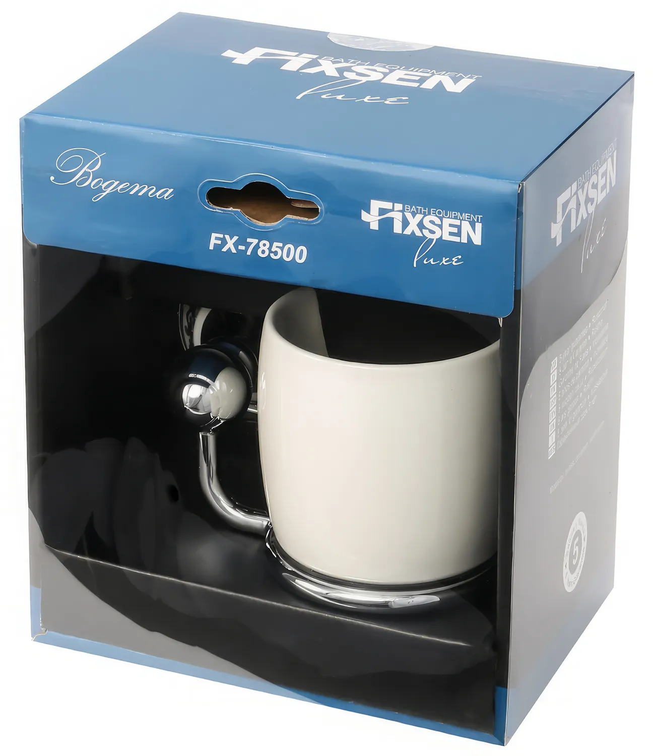 Fixsen Bogema FX-78506 Стакан настенный (хром)