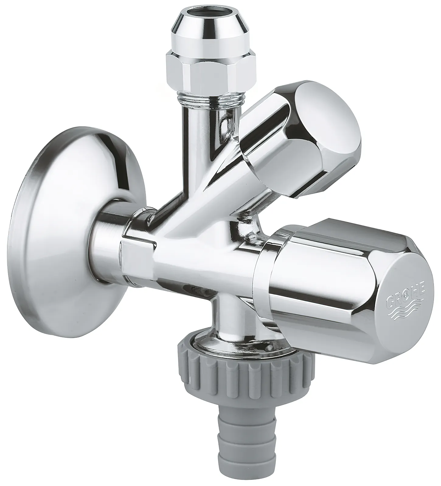 Grohe WAS® 22036 000 Комбинированный вентиль 1/2"x3/4"x10 мм (3/8")