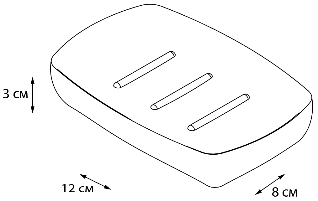 Fixsen Balk FX-270-4 Мыльница настольная