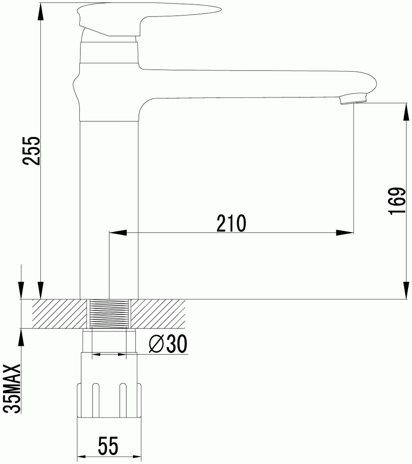 Lemark Status LM4404C Смеситель для кухни