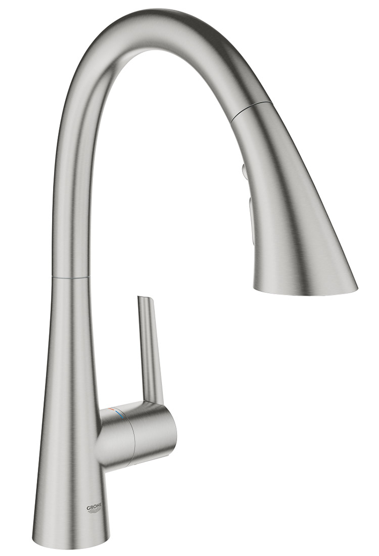 Grohe Zedra 32294 DC2 Смеситель кухонный с душем (нержавеющая сталь)