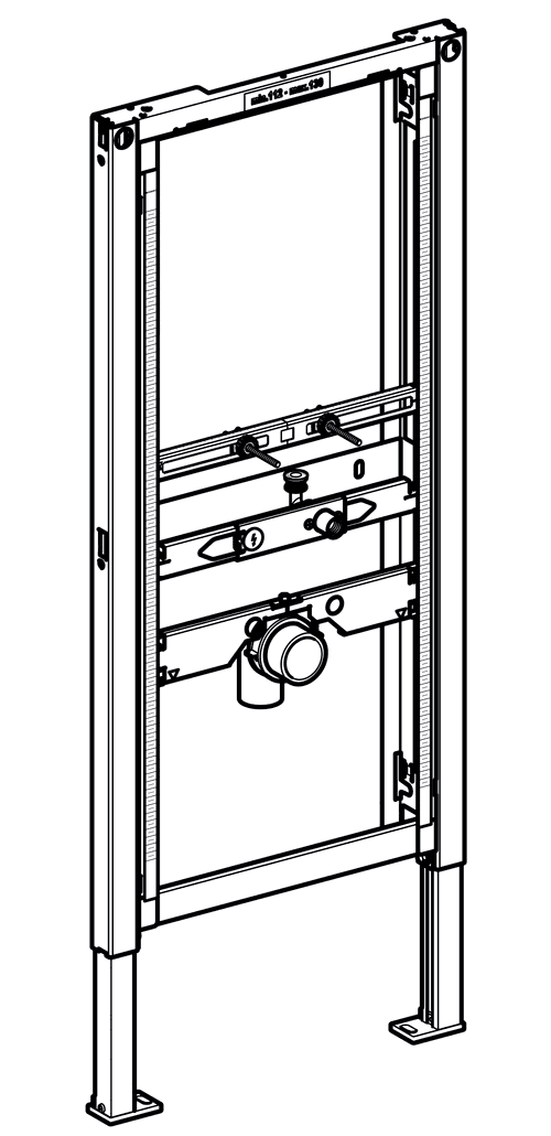 Geberit Duofix 111.686.00.1 Монтажная рама для писсуара (H112-130)